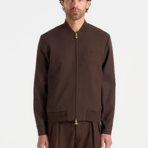 Sami - Tailored Bomber Jacket - Brown