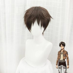 Perruque Eren Jager Cosplay Attack on Titan