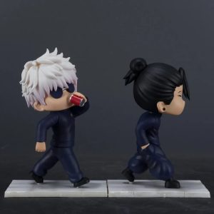 Figurine Jujutsu Kaisen Geto Suguru et Satoru Gojo