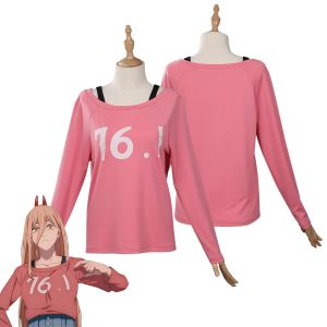 Shirt Power Cosplay Chainsaw Man