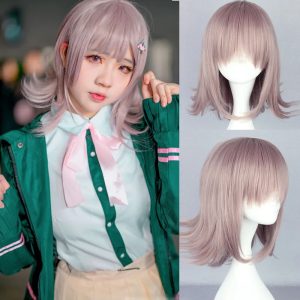 Perruque Chiaki Nanami Cosplay Danganronpa