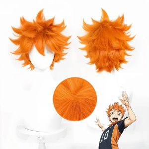 Perruque Hinata Shouyou Cosplay Haikyu!!