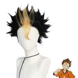 Perruque Nishinoya Yuu Cosplay Haikyu!!