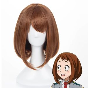 Perruque Ochako Uraraka Cosplay My Hero Academia