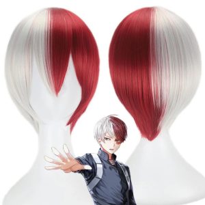 Perruque Shoto Todoroki Cosplay My Hero Academia