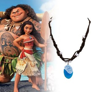 Collier Moana – Tressé en Corde de Cuir