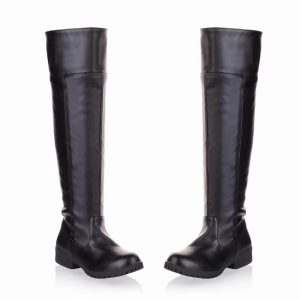 Bottes de Cosplay Attack on Titan Noir
