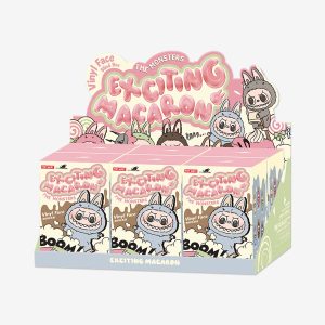 Labubu Vinyl Face Blind Box – Série Exciting Macaron | Set de 6 Figurines 17 cm