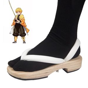 Geta Demon Slayer Chaussures Agatsuma Zenitsu