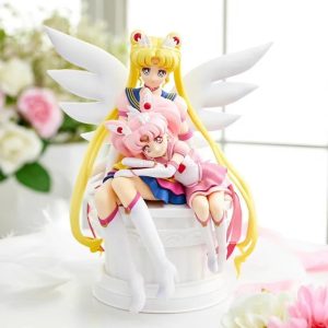 Figurine Anime Sailor Moon et Sailor Chibi