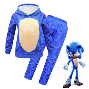 Déguisement Sonic Pro : Capuche et Pantalon Collection Sonic