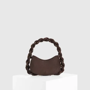 Somme - Suede Handbag - Brown