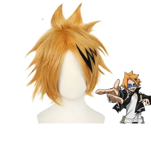 Perruque Denki Kaminari Cosplay My Hero Academia