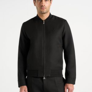 Sami - Tailored Bomber Jacket - Black