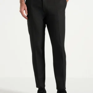 Hubert - Slim Fit Tailored Trousers - Black