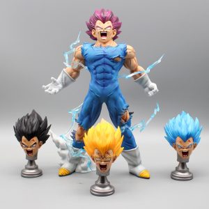 Figurine Dragon Ball Z Majin Vegeta Action Figurine 4 en 1