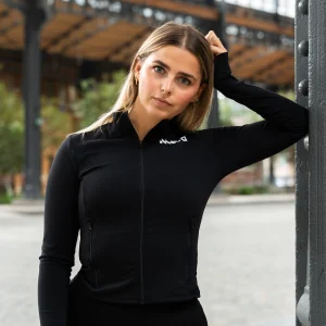 ALYA – Pull de sport femme zippée à manches longues