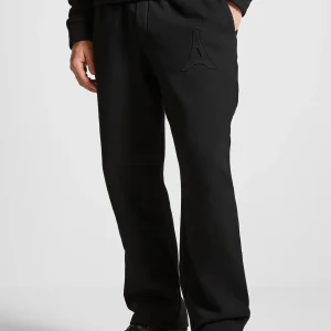 Cedric - Eiffel Embossed Joggers - Black