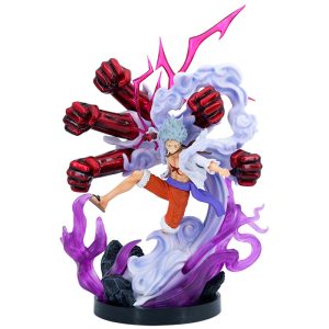 Figurine Luffy Sun God Nika Gear 5 One Piece