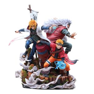 Figurine Uzumaki Naruto Jiraiya Namikaze Minato
