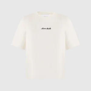 TS001 - Unisex Signature Relaxed Fit Cotton T-Shirt - Cream