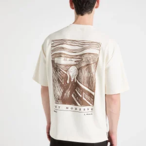 The Scream - Cotton T-Shirt - Cream