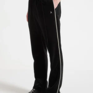 Eiffel Velour Track Pants - Black