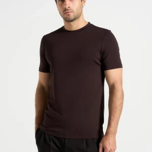 TS003 - Fitted Luxe T-Shirt - Brown