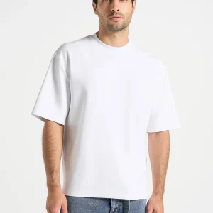 TS007 - Relaxed Fit Cotton T-Shirt - White