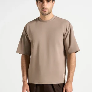TS007 - Relaxed Fit Cotton T-Shirt - Taupe