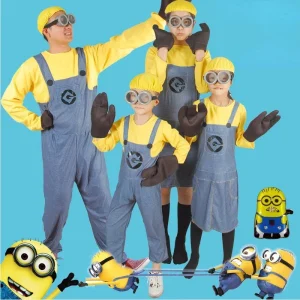 Costume Famille Minions – Ensemble Complet Cosplay