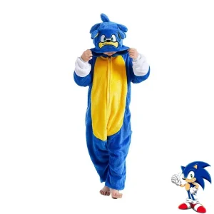 Cosplay Sonic pour Enfant – Confort et Aventure au Rendez-vous !