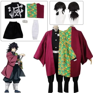 Cosplay Giyu Tomioka Cosplay Demon Slayer