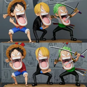 Figurine One Piece Pop Captains Sanji Monkey D Luffy Roronoa Zoro