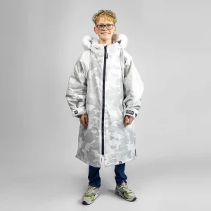 Alpine White Camo Kids Advance Changing Robe