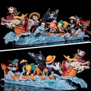 Figurine Manga One Piece Bateau Dragon à Rames