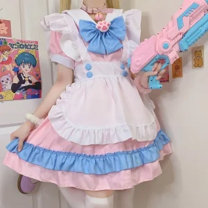 Ensemble Femme de Chambre Barbe à Papa – Cosplay Maid Lolita
