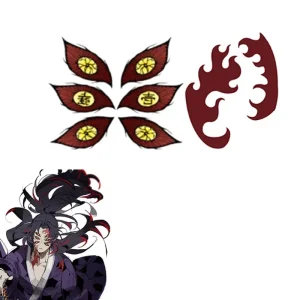 Autocollants Kokushibo Cosplay Demon Slayer