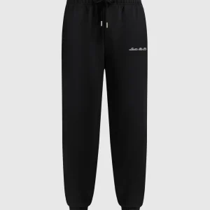 JS005 - Signature Regular Fit Cuffed Joggers - Black