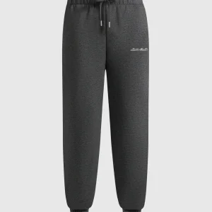 JS005 - Signature Regular Fit Cuffed Joggers - Charcoal Grey