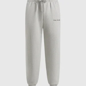 JS005 - Signature Regular Fit Cuffed Joggers - Marl Grey