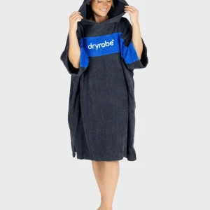 REWORK - Navy Royal Blue Organic Towel Changing Robe