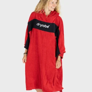 REWORK - Red Black Organic Towel Changing Robe