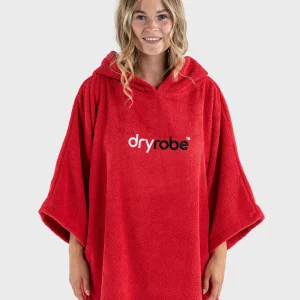 Red Organic Towel Changing Robe