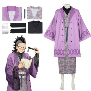 Cosplay Genya Shinazugawa Costum Demon Slayer