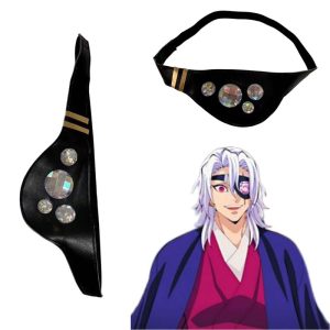 Cosplay Kimetsu no Yaiba Uzui Tengen Masque pour Les Yeux