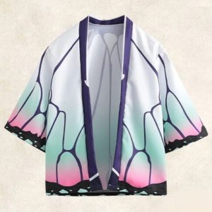 Kimono Tee Shinobu Kocho Cosplay Demon Slayer
