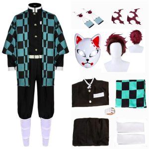 Cosplay ‎Kimetsu no Yaiba Cosplay Kamado Tanjiro
