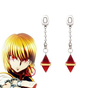 Cosplay Hunter X Hunter Boucles d&rsquo;oreilles Kurapika Manga Accessoires