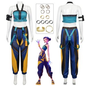 Costume Cosplay Zoey Kpop Demon Slayer – Tenue Complète Femme